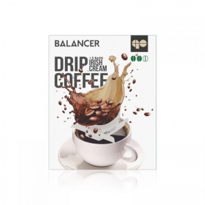 Свежеобжаренный натуральный молотый кофе BALANCER со вкусом ирландского крема, 5 дрип-пакетов